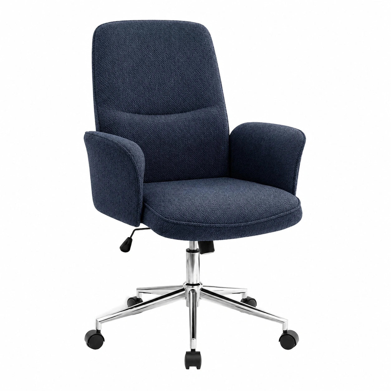 Ergonomischer COLAMY Bürostuhl, Hhenverstellbar, Drehbar, für Homeoffice und Entspannung, Blau