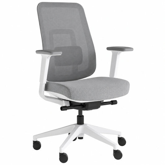 Ergonomischer Bürostuhl PureBack von Ergotopia mit 4D-Armlehnen und Synchronmechanik