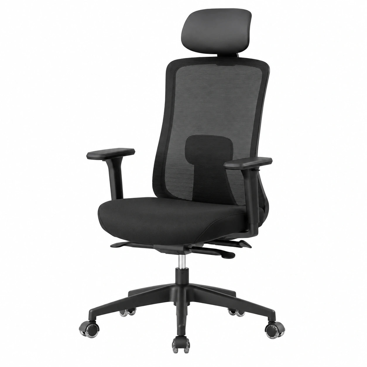 Ergonomischer Drehstuhl ErgoPrime Pro ¨C IGR-zertifizierter Testsieger, individuell anpassbar, für Home Office geeignet, bis 150 kg belastbar, Schwarz