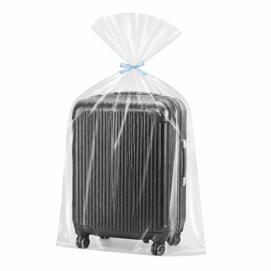 10er Set XXL Transparente Kunststoff-Aufbewahrungstaschen, 100x152 cm, für Gepck, Mbel und mehr