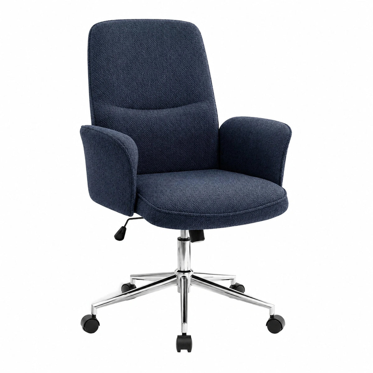 Ergonomischer COLAMY Bürostuhl, Hhenverstellbar, Drehbar, für Homeoffice und Entspannung, Blau