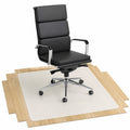 Transparente Bodenschutzmatte für Bürostühle ¨C Laminat, Parkett & Fliesen ¨C rutschfest & lrmdmmend, perfekt für Homeoffice, 90 x 120 cm