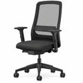 Ergonomischer Interstuhl Bürostuhl SMART AIR, Netzrücken, 3D-Armlehnen, Synchronmechanik, TüV-geprüft, 10 Jahre Garantie, Schwarz, Made in Germany