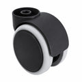Bürostuhlrollen für Hartbden, Kratzfrei und Geruscharm, 10mm/11mm Stifte, Passend für Laminat, Parkett, Fliesen