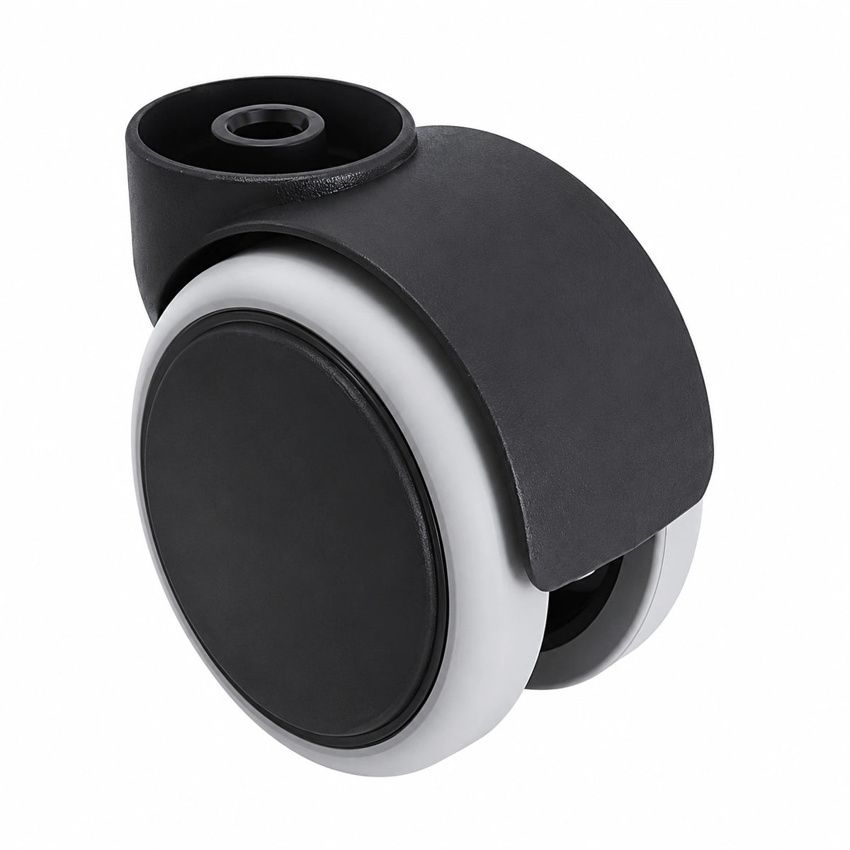 Bürostuhlrollen für Hartbden, Kratzfrei und Geruscharm, 10mm/11mm Stifte, Passend für Laminat, Parkett, Fliesen