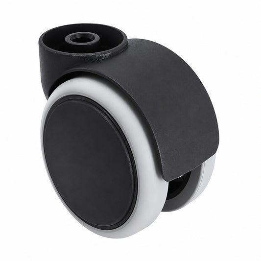 Bürostuhlrollen für Hartbden, Kratzfrei und Geruscharm, 10mm/11mm Stifte, Passend für Laminat, Parkett, Fliesen
